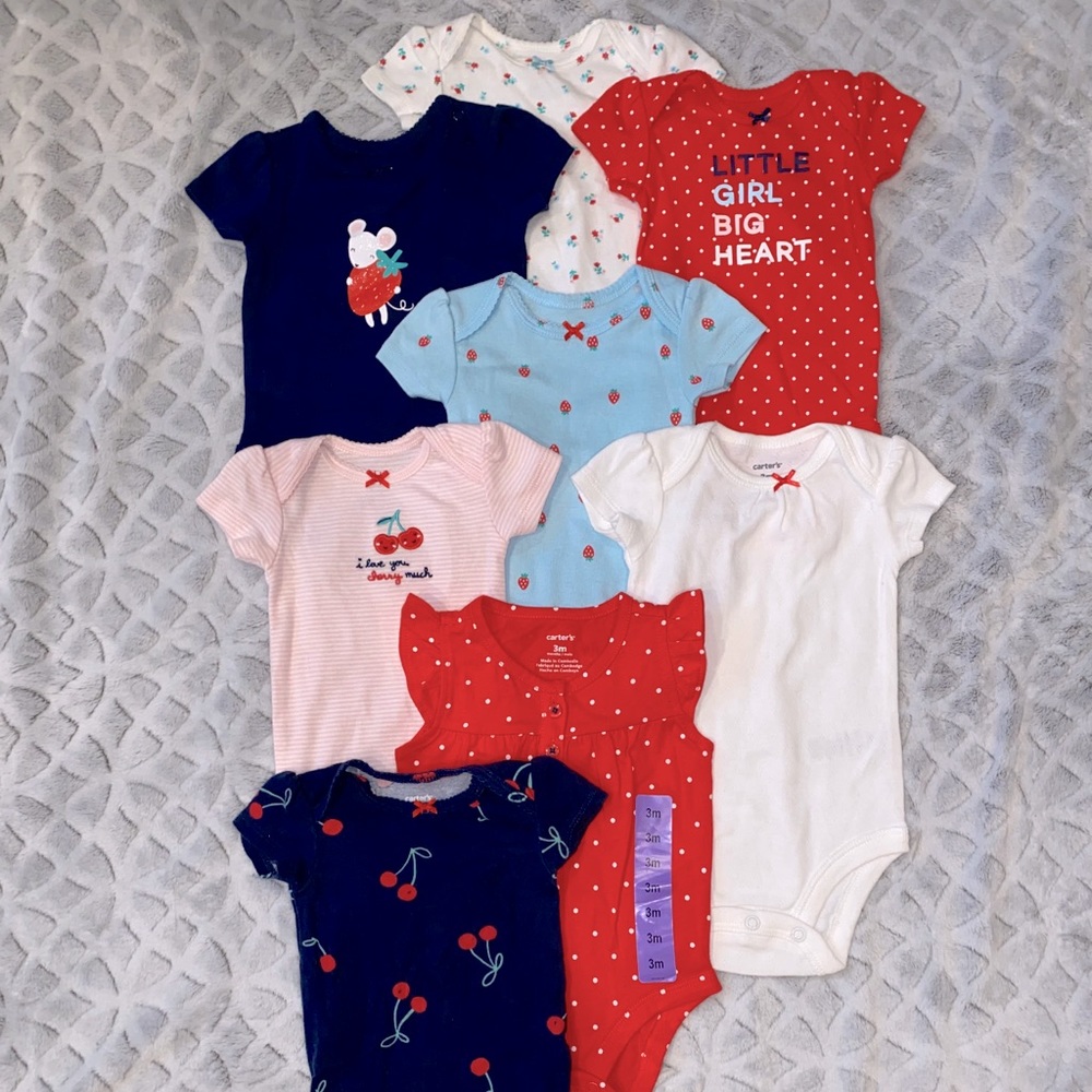 0-3 Month 8 Onesie Bundle!